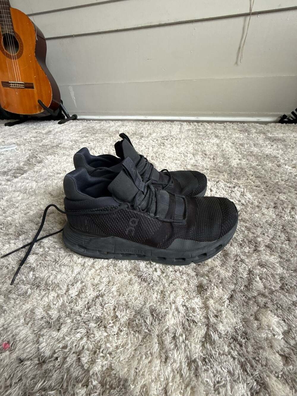 On Running Women's Cloudnova All Black Sneakers Size us 9